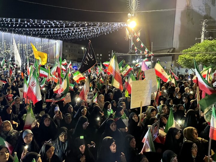 تصاویر/ طنین اقتدار 77 شب مقاومت در خیابان‌های ملارد