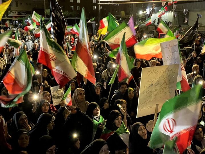 تصاویر/ طنین اقتدار 77 شب مقاومت در خیابان‌های ملارد