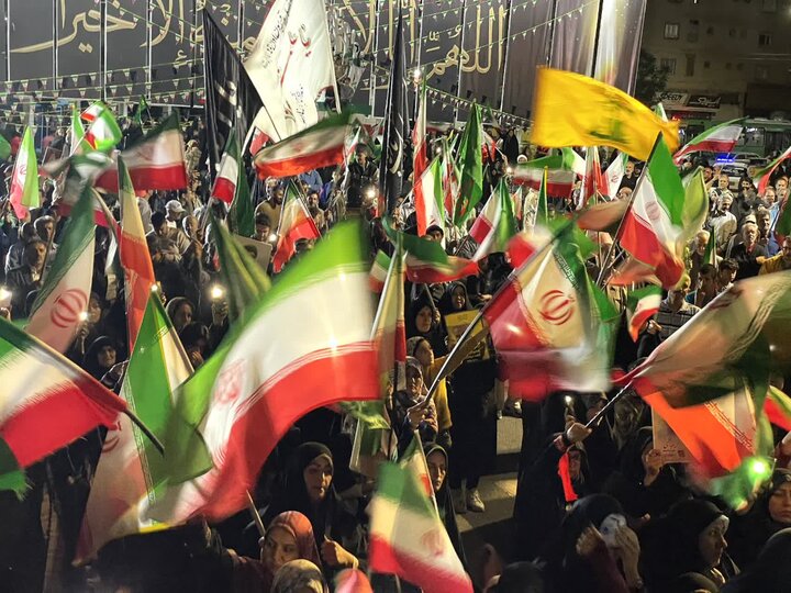 تصاویر/ طنین اقتدار 77 شب مقاومت در خیابان‌های ملارد