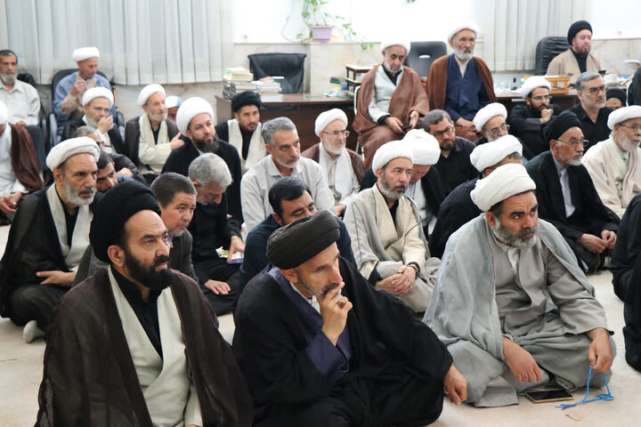 تصاویر/ مراسم عزاداری سالروز شهادت امام محمد تقی (علیه السلام) با حضور آیت الله العظمی نوری همدانی