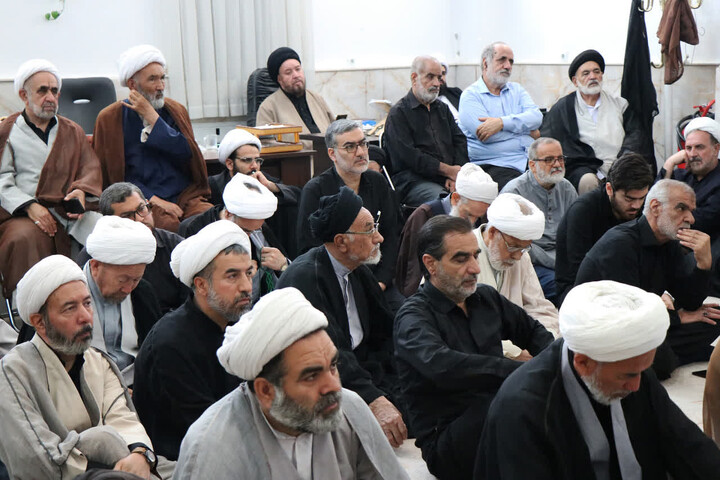 تصاویر/ مراسم عزاداری سالروز شهادت امام محمد تقی (علیه السلام) با حضور آیت الله العظمی نوری همدانی