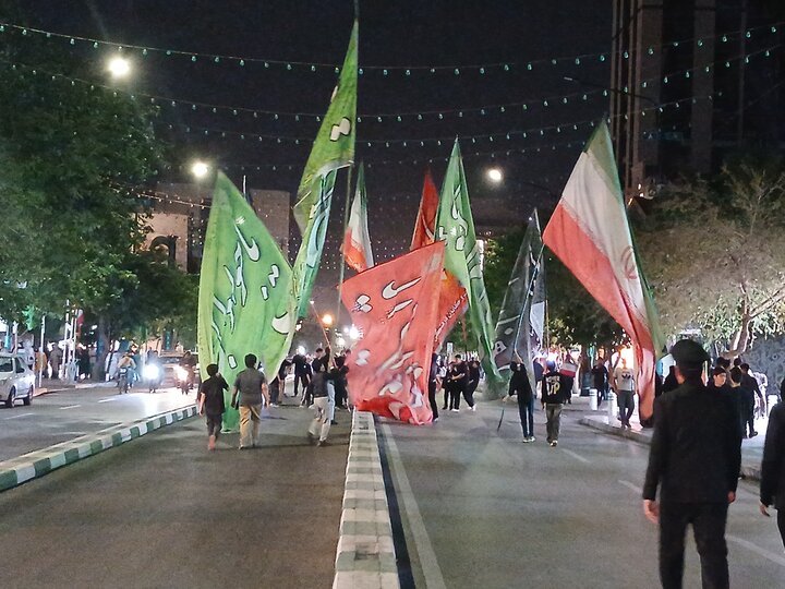 تصاویر/ مراسم عزاداری شب شهادت امام جواد(ع) در مشهد مقدس