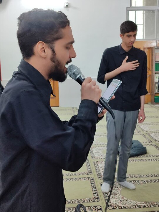 تصاویر /  مراسم عزاداری شهادت امام جواد(ع) در مدرسه علمیه ولیعصر سامن