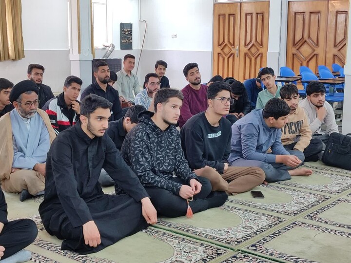 تصاویر /  مراسم عزاداری شهادت امام جواد(ع) در مدرسه علمیه ولیعصر سامن