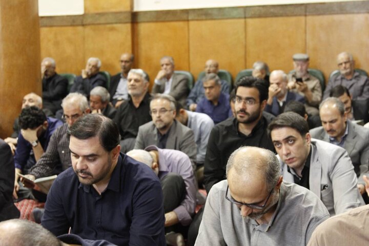 تصاویر/ بزرگداشت امام شهید و شهدای موتلفه اسلامی در جنگ اخیر
