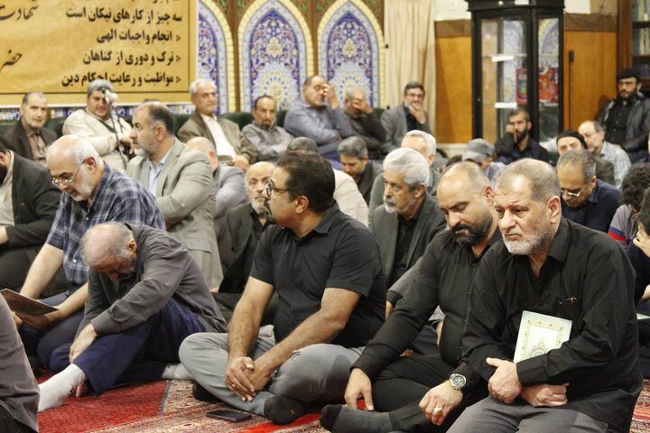 تصاویر/ بزرگداشت امام شهید و شهدای موتلفه اسلامی در جنگ اخیر