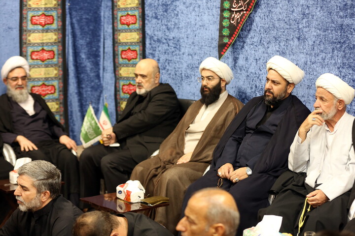 تصاویر/ مراسم عزاداری شهادت حضرت امام جواد‌ علیه‌السلام در دفتر آیت الله فقیهی