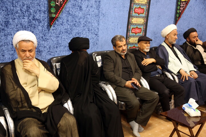 تصاویر/ مراسم عزاداری شهادت حضرت امام جواد‌ علیه‌السلام در دفتر آیت الله فقیهی