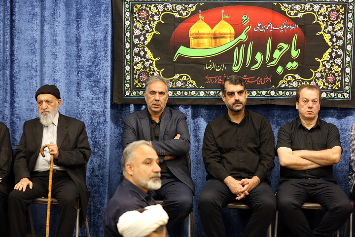 تصاویر/ مراسم عزاداری شهادت حضرت امام جواد‌ علیه‌السلام در دفتر آیت الله فقیهی