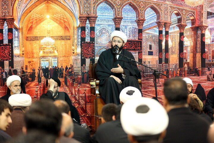 تصاویر/ مراسم عزاداری شهادت حضرت امام جواد‌ علیه‌السلام در دفتر آیت الله فقیهی