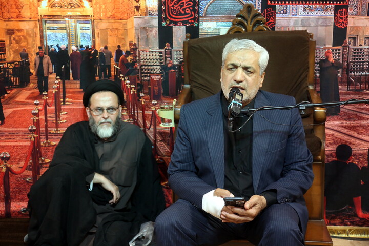 تصاویر/ مراسم عزاداری شهادت حضرت امام جواد‌ علیه‌السلام در دفتر آیت الله فقیهی