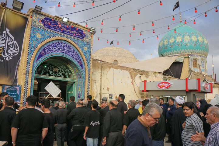 تصاویر/ دسته عزاداری هیئات مذهبی قم در سالروز شهادت امام جواد عليه‌السلامبه سمت چهل اختران آستان مقدس امام زاده موسی مبرقع ابن الجواد علیهماالسلام