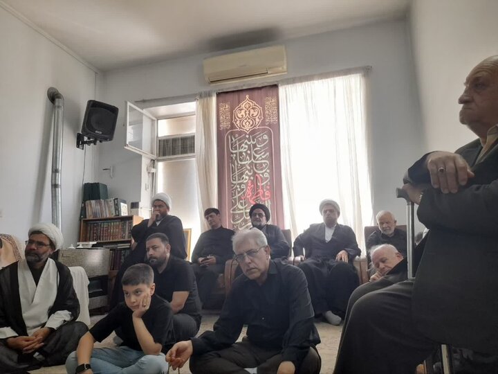 تصاویر/ آیین سوگواری ایام سالروز شهادت جوادالائمه(ع) در بیوت علمای کاشان