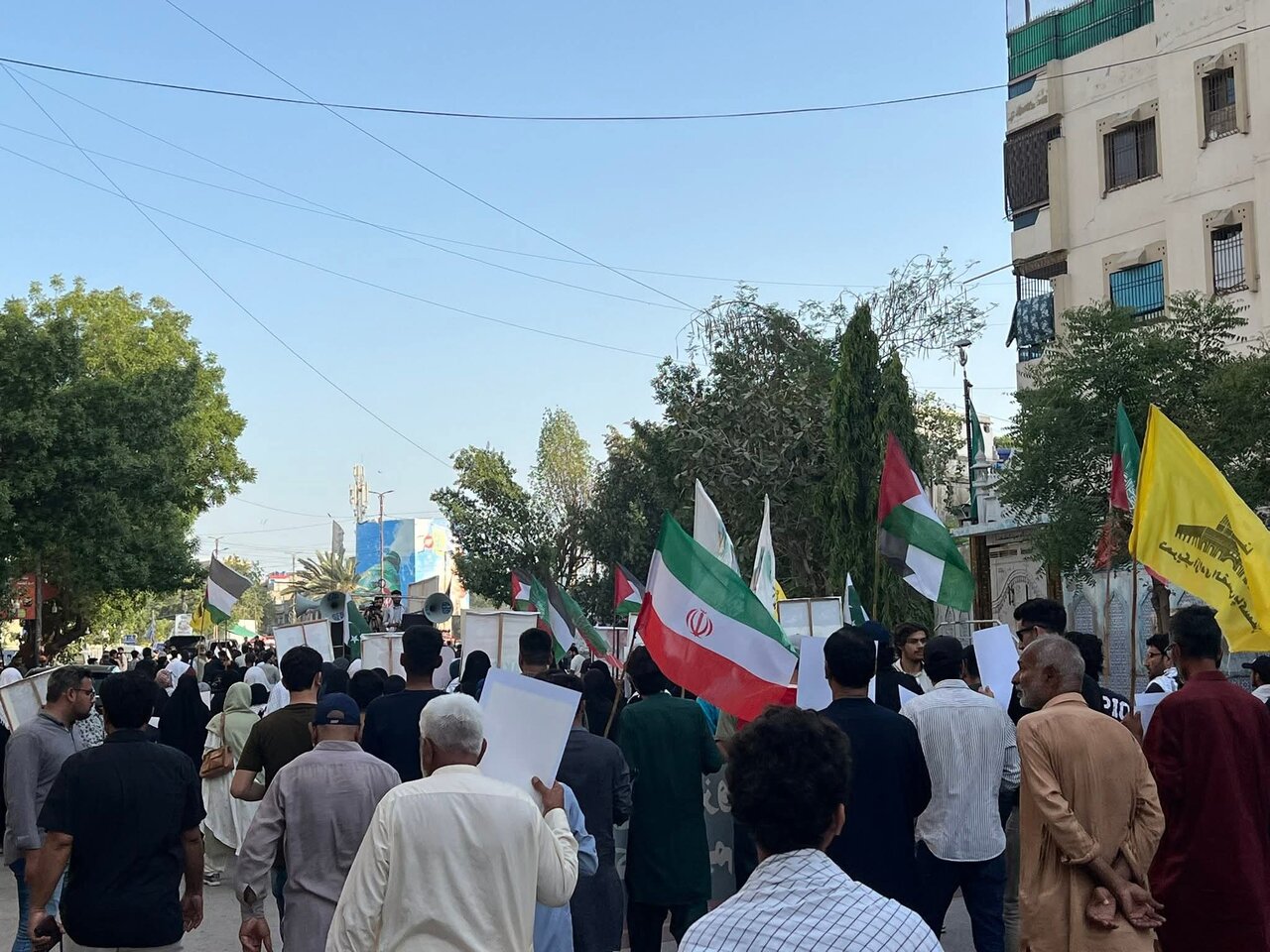 برگزاری راهپیمایی «مرگ بر آمریکا» در پاکستان + تصاویر و ویدئو