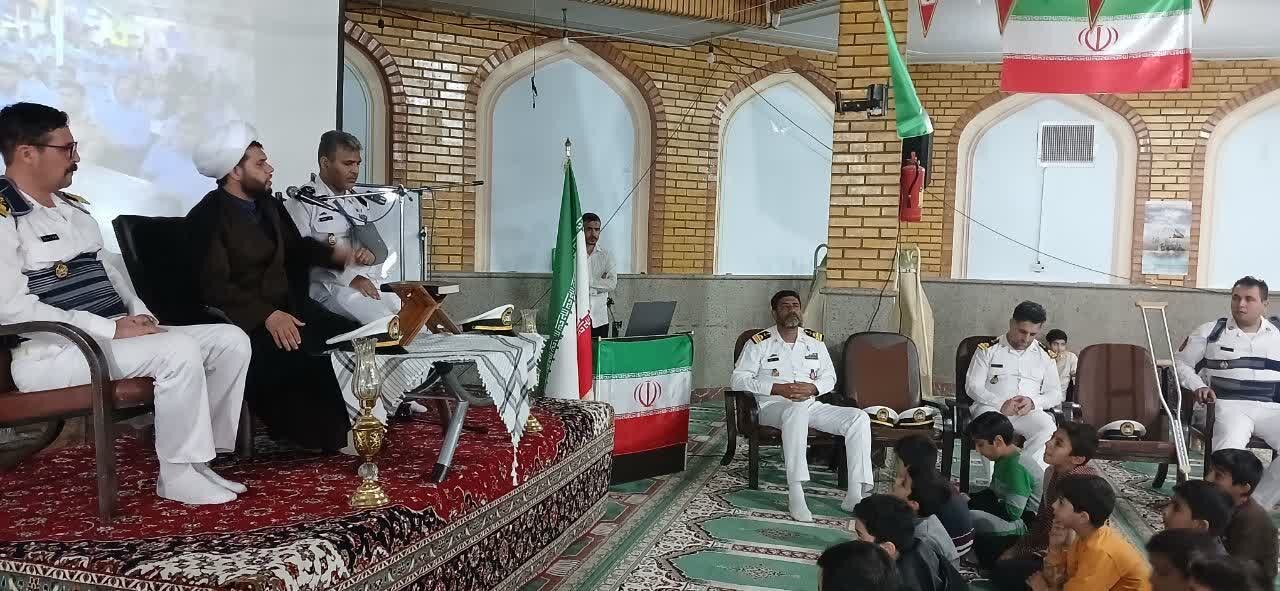 میزبانی ساکنین شهرک مهدیه حوزه علمیه قم از جانبازان و دلاورمردان ناو دنا