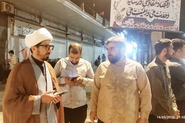حضور جهادی طلاب و اساتید سرپل ذهاب در شب‌های اقتدار+تصاویر