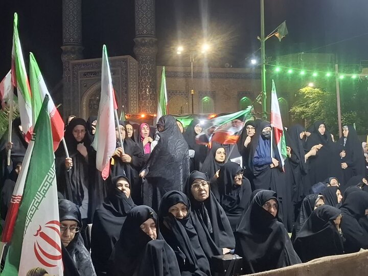 تصاویر| هفتادوهشتمین شب حضور حماسی آران وبیدگلی هادرمیدان سردارسلیمانی