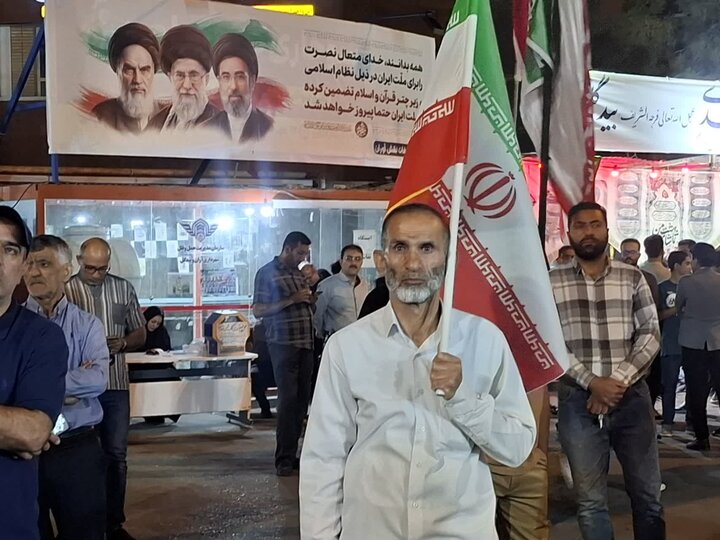 تصاویر| هفتادوهشتمین شب حضور حماسی آران وبیدگلی هادرمیدان سردارسلیمانی