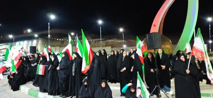 تصاویر/ هفتادونهمین اجتماع شبانه مردمی در دندی