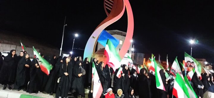 تصاویر/ هفتادونهمین اجتماع شبانه مردمی در دندی