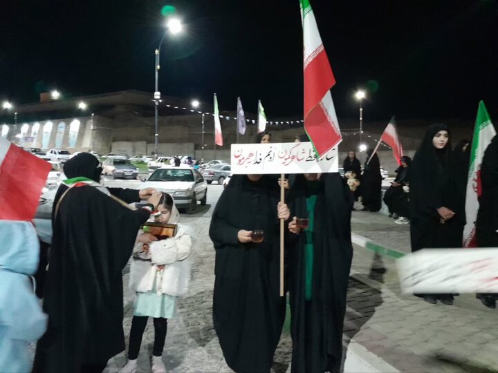 تصاویر/ هفتادونهمین اجتماع شبانه مردمی در دندی