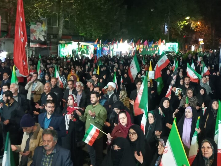 تصاویر/ هفتادونهمین اجتماع شبانه مردمی در مراغه