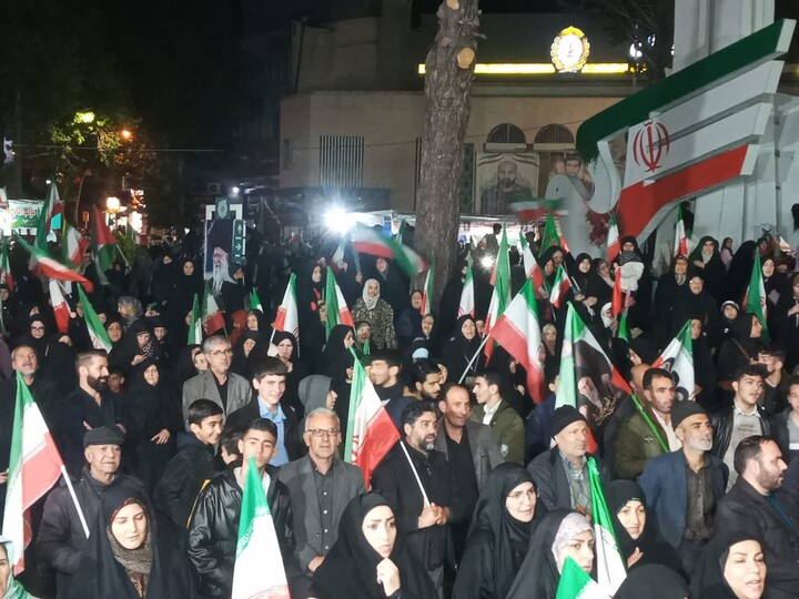 تصاویر/ هفتادونهمین اجتماع شبانه مردمی در مراغه