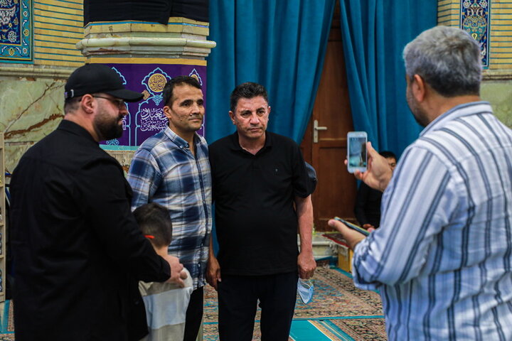 حضور امیر قلعه نویی در مسجد جمکران