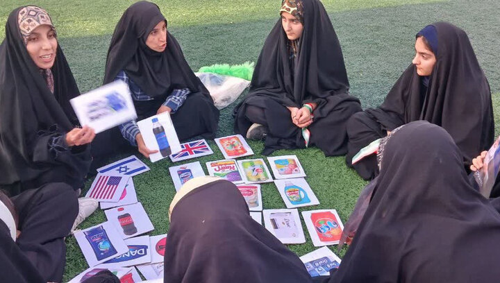 تصاویر/ برپایی موکب سیار «ایران قوی، بیجار سربلند» در شهر توپ‌آغاج