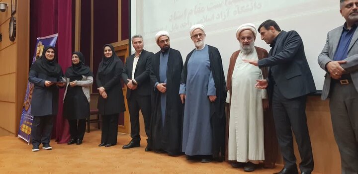 تصاویر/ تجلیل امام جمعه بابل از اساتید سما