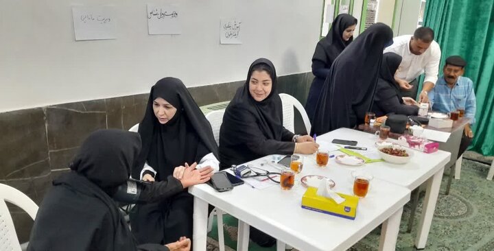 تصاویر/ برپایی میز خدمت درمان، در مسجد جامع المهدی (عج) مرزن آباد