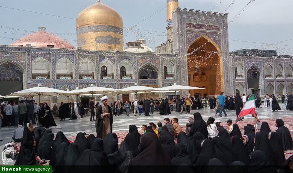 اعزام ۱۸۰ زائر از روستاهای بخش مرکزی فریمان به حرم مطهر رضوی توسط گروه جهادی شهید حججی