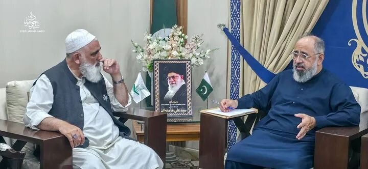 لاہور پاکستان؛ سربراہ امت واحدہ پاکستان کی علامہ سید جواد نقوی سے ملاقات/شہید امت کانفرنس سمیت اہم امور پر تبادلہ خیال