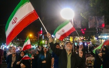 تصاویر/ اجتماع حامیان وطن در منطقه ۱۳ تهران