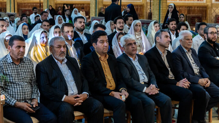 تصاویر/ برگزاری مراسم ازدواج صد زوج جوان آران و بیدگلی