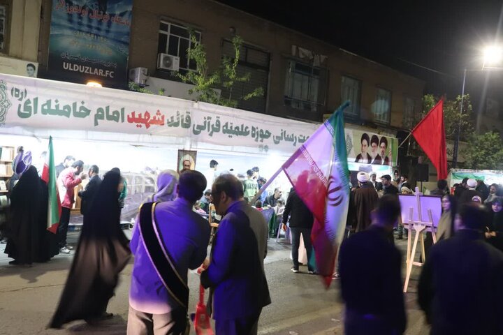 تصاویر/ فعالیت قرارگاه خدمت رسانی مدرسه علمیه قرآنی قائد شهید امام خامنه‌ای ارومیه