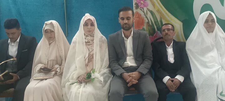 تصاویر/جشن ازدواج جوانان شهرستان خمین همزمان با سالروز ازدواج حضرت فاطمه(س)و امیرالمؤمنین(ع)
