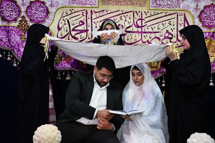 تصاویر/ برگزاری جشن پیوند آسمانی در تجمعات مردمی شهرستان سلماس