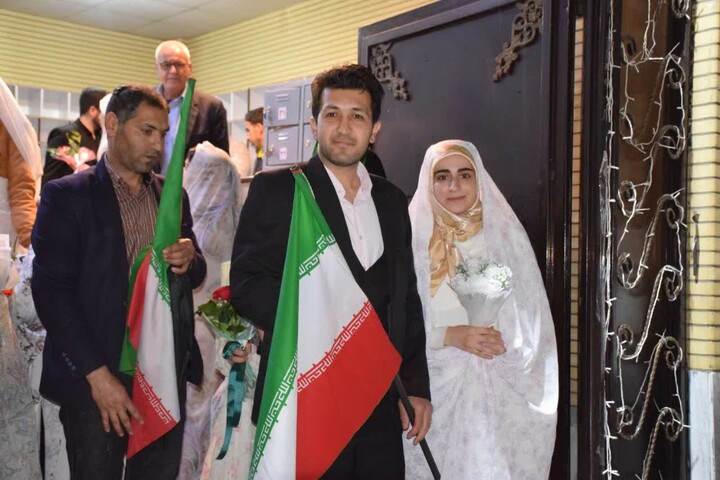 تصاویر / جشن ازدواج آسان زوج های جان فدا در شهرستان مرند