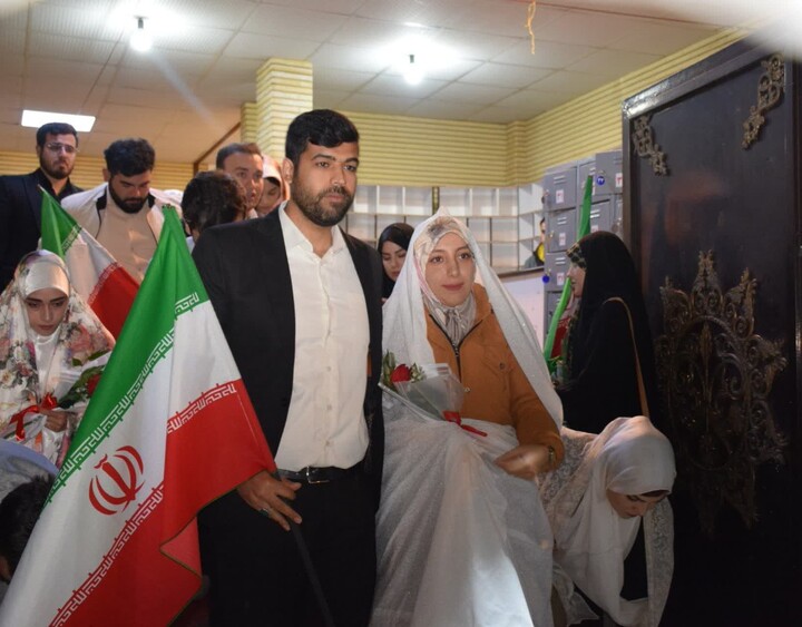 تصاویر / جشن ازدواج آسان زوج های جان فدا در شهرستان مرند
