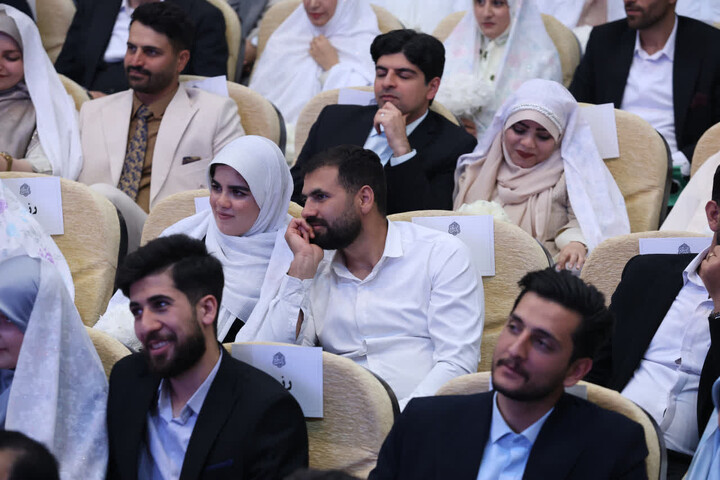تصاویر / جشن ازدواج 40 زوج جوان دانشجوی همدانی