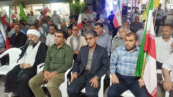 تصاویر/ خارگی ها ایستاده در دفاع از سنگر خیابان