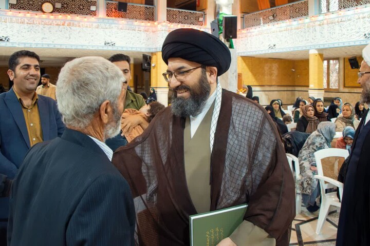 تصاویر/ پیوند آسمانی در حسینیه اعظم زنجان: روایتی از عشق، سادگی و معنویت