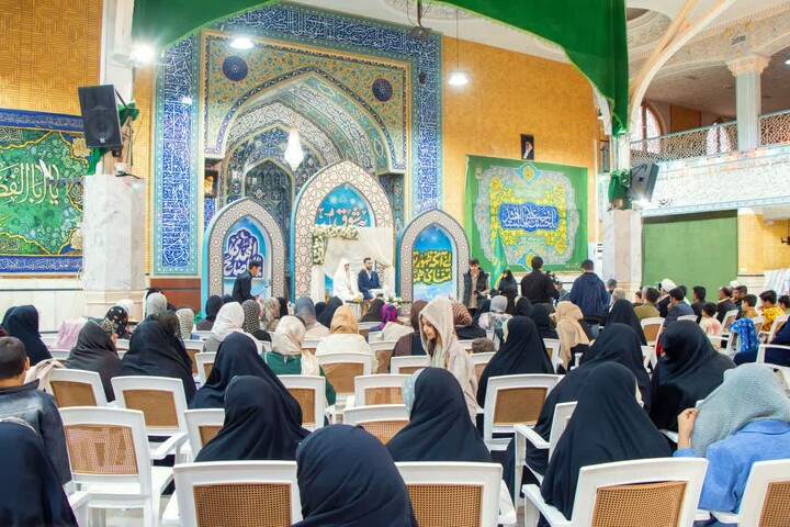 تصاویر/ پیوند آسمانی در حسینیه اعظم زنجان: روایتی از عشق، سادگی و معنویت