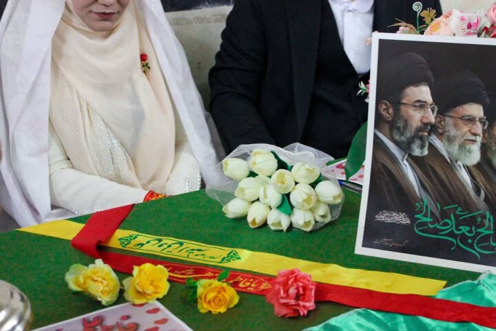 تصاویر/جشن بزرگ پیوند آسمانی زوج های جانفدا در زرندیه