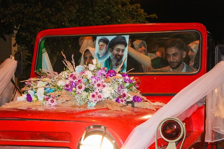 تصاویر/جشن بزرگ پیوند آسمانی زوج های جانفدا در زرندیه
