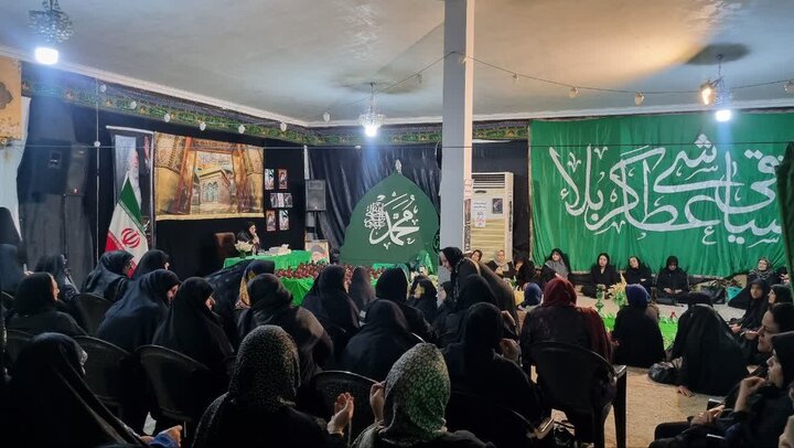 تصاویر/ برگزاری جلسه باشکوه تفسیر قرآن در هیئت صاحب الزمان (عج)