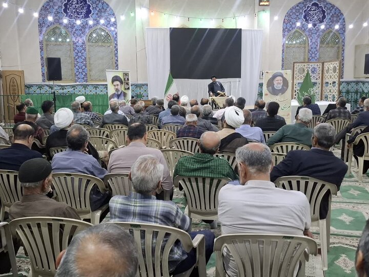 تصاویر/ دومین سالگرد شهادت آیت‌الله رئیسی در باب المراد آران وبیدگل