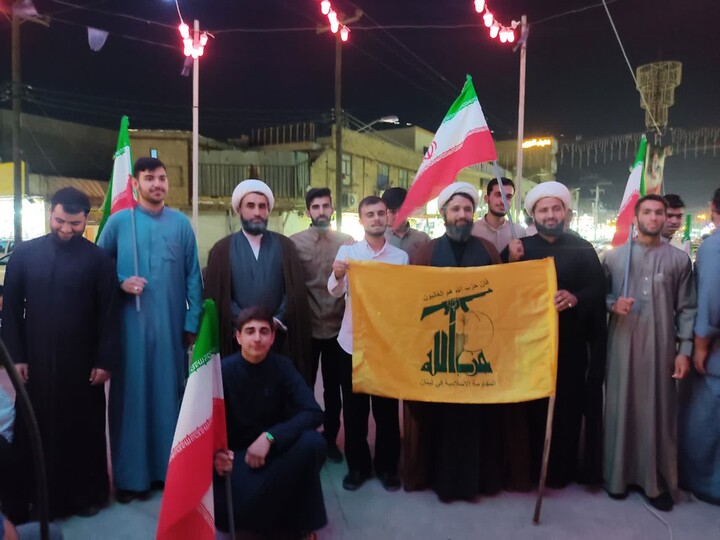 تصاویر/تداوم حضور طلاب مدرسه علمیه امام علی بن ابی طالب (ع) اهواز در تجمعات خیابانی