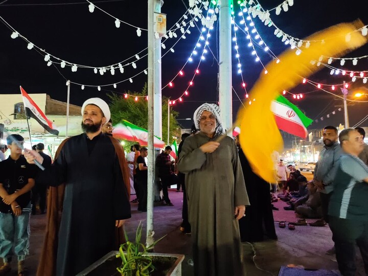تصاویر/تداوم حضور طلاب مدرسه علمیه امام علی بن ابی طالب (ع) اهواز در تجمعات خیابانی